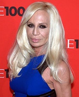 Donatella Versace, vice-president and chief designer of the Versace Group